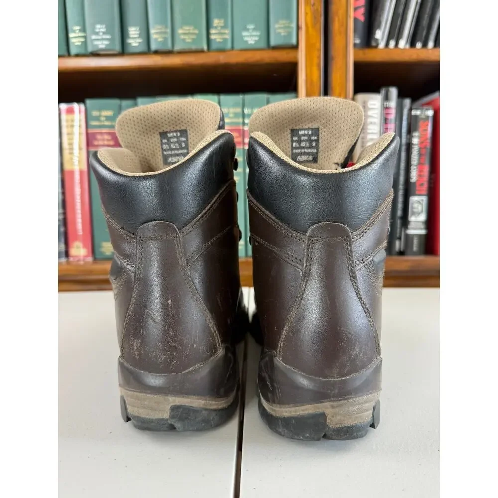 Asolo Evo Gore Tex Hiking Boots Mens 9 Leather Outdoor Brown TPS-520 GTX Utility